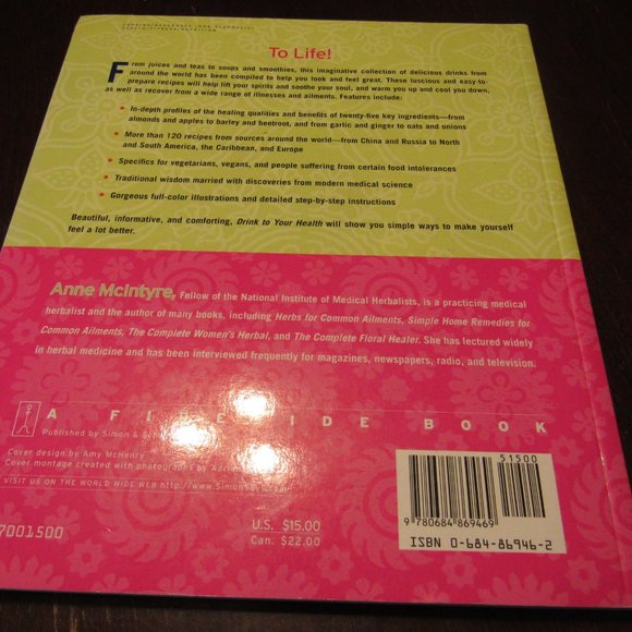 🫐🍍🍇 Fantastic Vintage "Drink to Your Health" Cookbook - SC - Picture 3 of 10